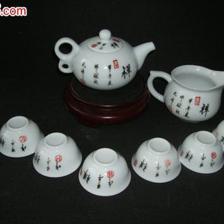 方寸间见禅意 省工艺美术大师手绘《禅》麻雀八件套功夫茶具赏析